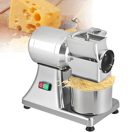 Elektrische Käsereibe, 550 W, Edelstahl, kommerzielle Küchenmaschine zum Reiben von Käse, Erdnüssen, Parmesan und Brotkrümeln – 40 kg/Stunde rotierende Buttermühle Elektrische Käsereibe, 550 W, Edelstahl, kommerzielle Küchenmaschine zum Reiben von Käse, Erdnüssen, Parmesan und Brotkrümeln – 40 kg/Stunde rotierende Buttermühle von Generisch