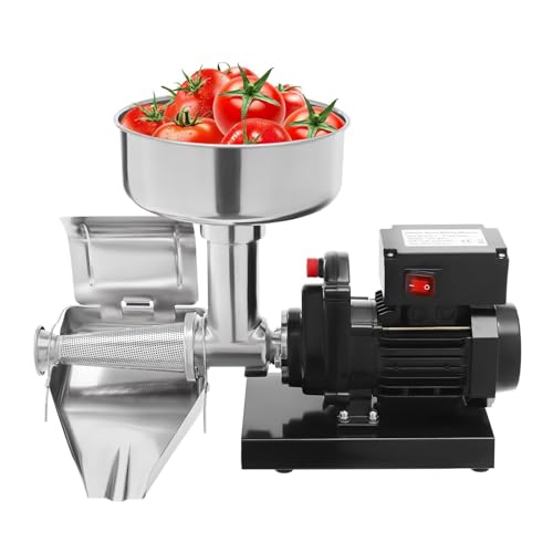 Elektrische Tomatensiebmaschine, 450 W, leistungsstarker Entsafter mit Trichter und Wärmeableitung, einfach zu bedienen für das Kochen zu Hause und im Restaurant von Generisch
