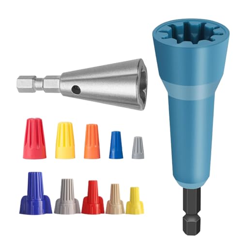 Elektrischer Draht-Twister – Twist-Steckdose – Kabelabisolierzange Bohraufsatz Elektriker Werkzeuge für Bau Netzwerk Industrie Arbeit Automotive Reparatur Outdoor von Generisch