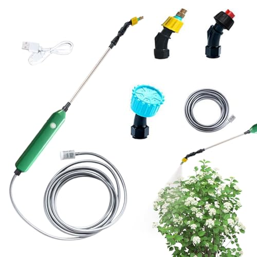 Elektrischer Gartensprüher | Gartenbewässerung & Sprühsystem | Haushalts Sprühgerät Set Für Rasen Terrasse Garten Und Außenbereich Elektrischer Gartensprüher | Gartenbewässerung & Sprühsystem | Haushalts Sprühgerät Set Für Rasen Terrasse Garten Und Außenbereich von Generisch