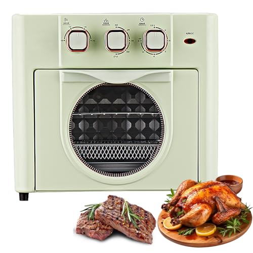 Elektrischer Heißluftfritteusenofen, 18 l große Kapazität, kompakter Toaster-Ofen Combo mit Temperaturregelung und Timer, 360° Heißluftzirkulation von Generisch