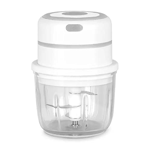 Elektrischer Knoblauchkartoffelstampfer – USB-Ladegerät für Zwiebel- und Ingwerschneider, Fleischzerkleinerer und Gemüsemühle, 300 ml Küchenmaschine für Gemüse und Obst Elektrischer Knoblauchkartoffelstampfer – USB-Ladegerät für Zwiebel- und Ingwerschneider, Fleischzerkleinerer und Gemüsemühle, 300 ml Küchenmaschine für Gemüse und Obst von Generisch