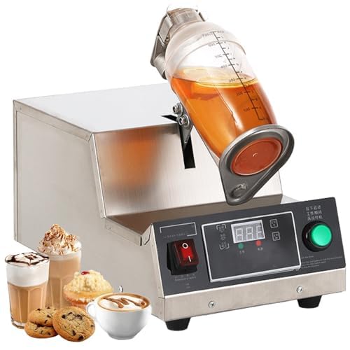 Elektrischer Milchtee-Shaker mit digitalem Timer, automatisches Schütteln für perfektes Tee- und Milchmischen, ideal für Cafés & Heimgebrauch von Generisch