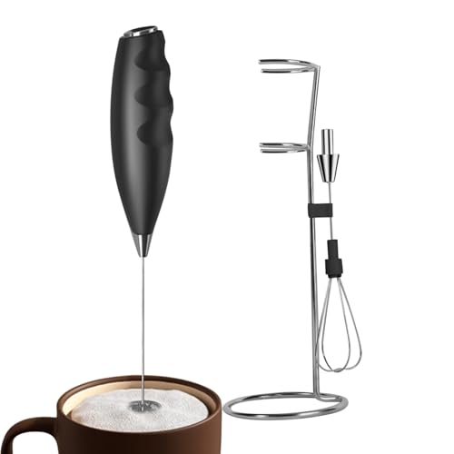Elektrischer Rührer, tragbarer Kaffeemixer, automatischer Latte-Schäumer, kabelloser Handmixer, Hochgeschwindigkeits-Milchaufschäumer, leicht und wiederaufladbar, 3,6 x 22,5 cm, für Tee, Backen von Generisch