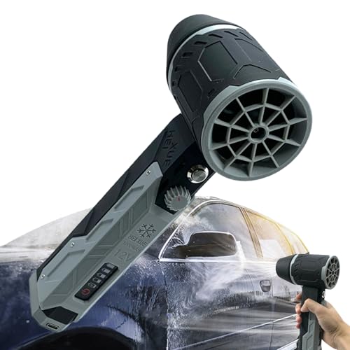 Elektrischer Staubgebläse, wiederaufladbarer Auto-Ventilator mit stufenloser Geschwindigkeitsregelung, tragbares Elektronik-Werkzeug, ideal zum Staubsaugen, Reinigen und Entfernen von Staub in und zu von Generisch