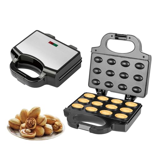 Elektrischer Walnussbäcker - Walnusskuchen Maker, Keksmaschine Automatisch | Fast Food Walnussgebäck, Multifunktionales Kochgerät, Walnuss Plätzchenform Für Mittagessen Abendessen Bedienen Reinigen Elektrischer Walnussbäcker - Walnusskuchen Maker, Keksmaschine Automatisch | Fast Food Walnussgebäck, Multifunktionales Kochgerät, Walnuss Plätzchenform Für Mittagessen Abendessen Bedienen Reinigen von Generisch