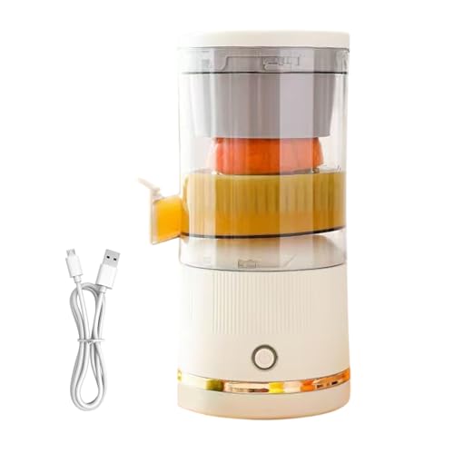 Elektrischer Zitrusquieter - Automatischer Orangensaft mit 7,4 -V -Motor | Freisprecher Fruchtsaft-Extraktor für Zitrusfrüchte, Limette, Grapefruit, Zitrone, tragbarer Saftbehälter für Zuhause oder Re von Generisch