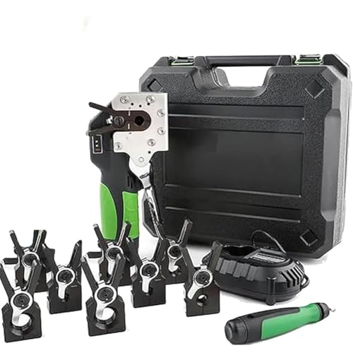 Elektrisches Rohr-Expander und Bördelwerkzeug-Set für weiche Kupfer-, Aluminium-, Messingrohre – effizientes 45°-Exzenter-Bördelwerkzeug für professionelle und DIY-Projekte Elektrisches Rohr-Expander und Bördelwerkzeug-Set für weiche Kupfer-, Aluminium-, Messingrohre – effizientes 45°-Exzenter-Bördelwerkzeug für professionelle und DIY-Projekte von Generisch