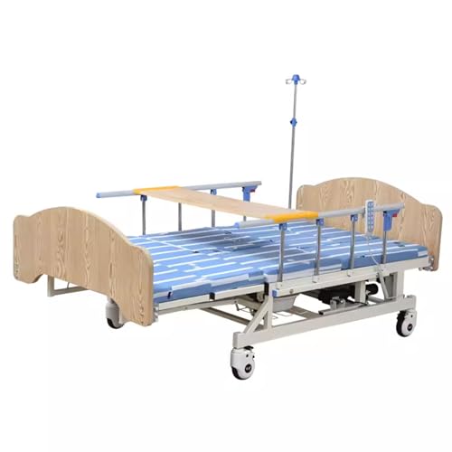 Elektrisches Stillbett, multifunktionales verstellbares Krankenhausbett für die häusliche Pflege, verbesserter Patientenkomfort mit atmungsaktiver Matratze Elektrisches Stillbett, multifunktionales verstellbares Krankenhausbett für die häusliche Pflege, verbesserter Patientenkomfort mit atmungsaktiver Matratze von Generisch
