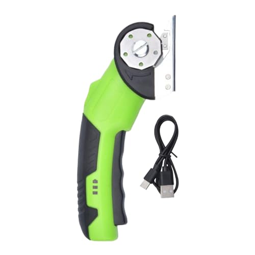 Elektronischer Kartonenschneider | Teppichschneider Mit Sicherheitssperre Und LED Beleuchtung - Präzisions-Elektroschere Für Industrie Zimmerei Küche Garage Stoffe Teppiche Leder von Generisch