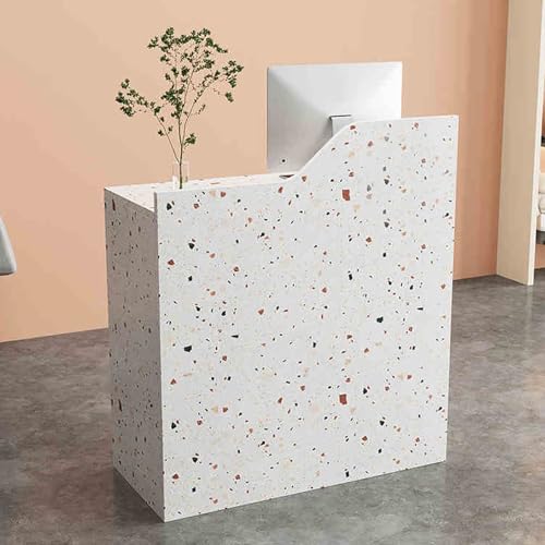Empfangstisch, Verhandlungstisch, Einzelhandel, Kasse, mit abschließbarer Schublade, weiß, 120 cm, ideal für Salon, Lobby, Büro, modernes Design, langlebige Qualität Empfangstisch, Verhandlungstisch, Einzelhandel, Kasse, mit abschließbarer Schublade, weiß, 120 cm, ideal für Salon, Lobby, Büro, modernes Design, langlebige Qualität von Generisch