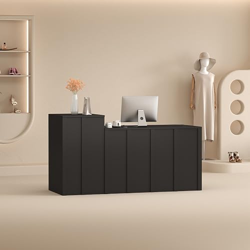 Empfangstisch aus Holz mit Tastaturablage und abschließbarer Schublade für Zuhause und Büro – stilvolle funktionale und sichere Arbeitsplatzmöbel Empfangstisch aus Holz mit Tastaturablage und abschließbarer Schublade für Zuhause und Büro – stilvolle funktionale und sichere Arbeitsplatzmöbel von Generisch