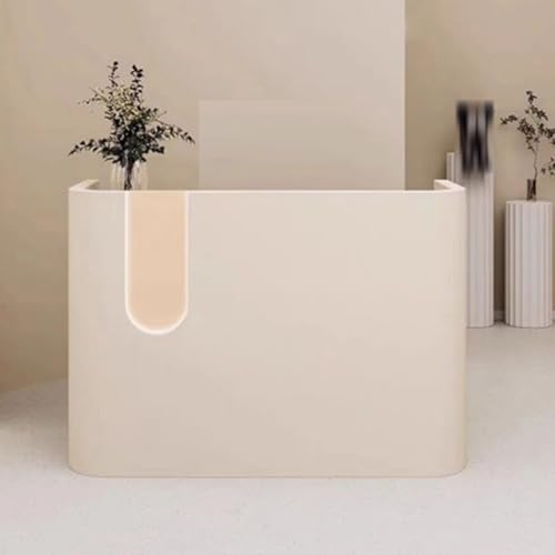 Empfangstisch mit Stall - Stehender Sekretär-Schreibtisch für Salon oder kleine Bar, modernes Design für Kasse und Empfangsraum von Generisch