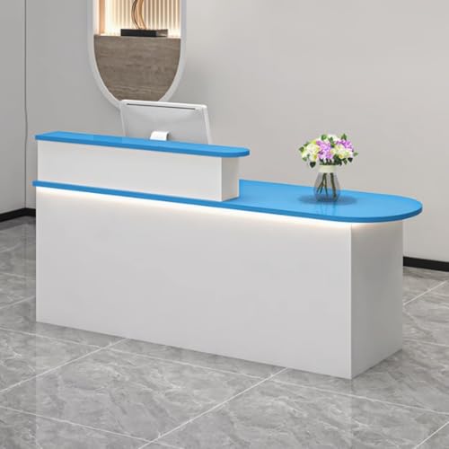 Empfangstisch mit abschließbaren Schubladen, platzsparendes Design für Front Office und Einzelhandel Empfangstisch mit abschließbaren Schubladen, platzsparendes Design für Front Office und Einzelhandel von Generisch