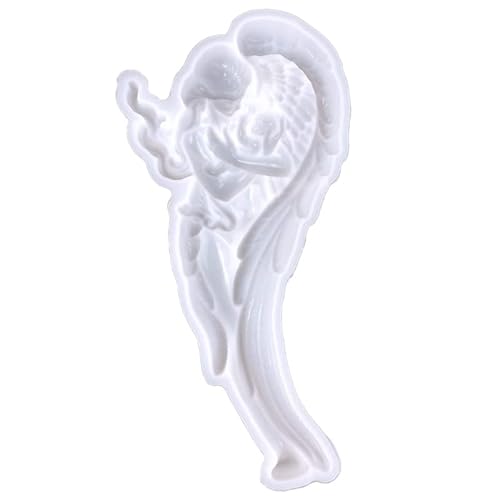 Engel-Baby-Form aus Epoxidharz zum Aufhängen, Flügel-Engel, Silikonform, DIY, Party-Dekoration, Tischdekoration, Ornament-Formen von Generisch