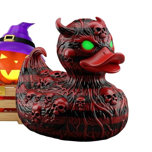Entenfigur,Resin-Skelett-Enten-Kollektion - Deko Ornament Für Vitrine Schreibtisch Nachttisch Wohnzimmer Eingangsbereich Apartment von Generisch