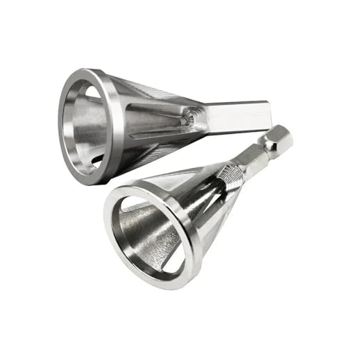 Entgraten Externe Fase Bohrer Werkzeug Edelstahl Metall Entfernen Grat Werkzeuge for Alle Arten Von Chuck Metall Bohren Werkzeuge(Black hexagon type1) von Generisch
