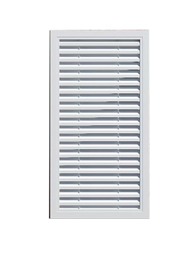 ​Entlüftungsgitter in Sondergröße, Lüftungsgitter aus Aluminiumlegierung mit Lamellen und Netz for Küchenschranktüren, dekorative Belüftung​(20x70cm) von Generisch