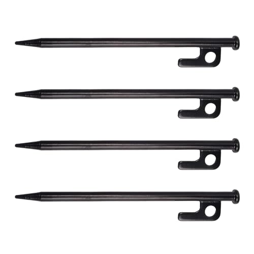 Erdnägel - Bodenhaken Windfest | 4-teiliges Befestigungsspitzen Zubehör für Markise Terrasse Weg Rasen Gartenbereich Outdoor Erdnägel - Bodenhaken Windfest | 4-teiliges Befestigungsspitzen Zubehör für Markise Terrasse Weg Rasen Gartenbereich Outdoor von Generisch