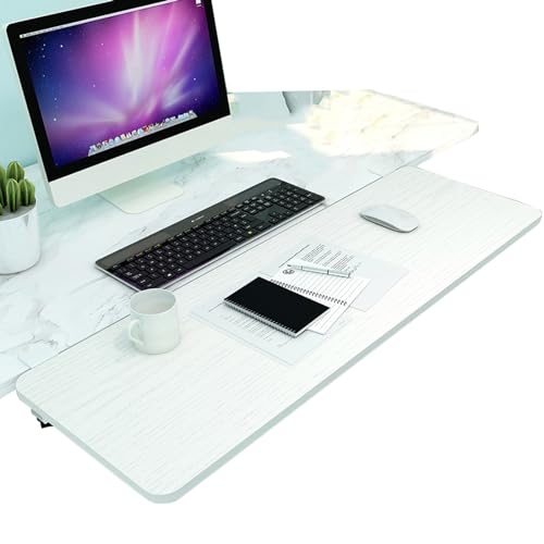 Ergonomische Schreibtischverlängerung für Tastaturen und Mäuse, 90° faltbares Tablett, lindert Ellenbogen- und Handgelenkschmerzen, erweitert den Arbeitsplatz, inkl. bequemen Arm- und von Generisch