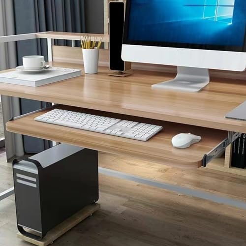 Ergonomische Tastaturschublade, platzsparendes Tablett für Maus und Tastatur, Büro-Schreibtisch-Organizer, verbessert die Effizienz und den Komfort des Arbeitsplatzes Ergonomische Tastaturschublade, platzsparendes Tablett für Maus und Tastatur, Büro-Schreibtisch-Organizer, verbessert die Effizienz und den Komfort des Arbeitsplatzes von Generisch