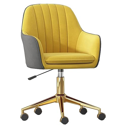 Ergonomischer Büro-Schreibtischstuhl – verstellbarer Drehstuhl mit Samtsitz für Zuhause, Wohnzimmer, Schlafzimmer, Arbeitszimmer von Generisch