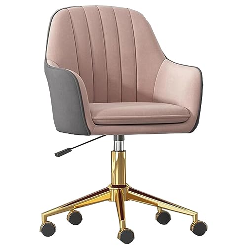 Ergonomischer Büro-Schreibtischstuhl – verstellbarer Drehstuhl mit Samtsitz für Zuhause, Wohnzimmer, Schlafzimmer, Arbeitszimmer von Generisch