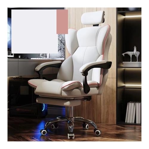 Ergonomischer Bürostuhl, Computer-Rennstuhl mit verstellbaren Kopfstützen, Armlehnen und Rädern, D, Latexkissen und Stativ aus Legierung Ergonomischer Bürostuhl, Computer-Rennstuhl mit verstellbaren Kopfstützen, Armlehnen und Rädern, D, Latexkissen und Stativ aus Legierung von Generisch