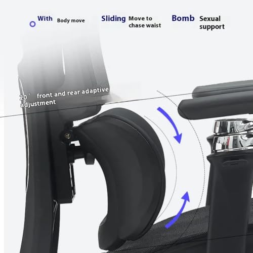 Ergonomischer Bürostuhl, Netzsitz, verstellbare Kopfstütze, kommerzieller Stuhl, Fußstützen, bequeme Lendenwirbelsäule, Gaming-Chaise Ergonomischer Bürostuhl, Netzsitz, verstellbare Kopfstütze, kommerzieller Stuhl, Fußstützen, bequeme Lendenwirbelsäule, Gaming-Chaise von Generisch
