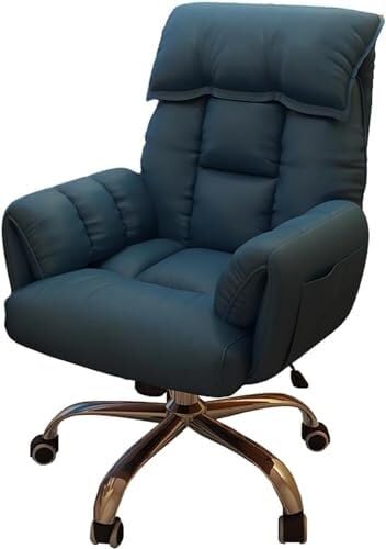 Ergonomischer Bürostuhl, bequemer gepolsterter Drehstuhl, Schreibtischstuhl, höhenverstellbarer Arbeitsstuhl für Zuhause, Wohnzimmer oder Schlafzimmer von Generisch