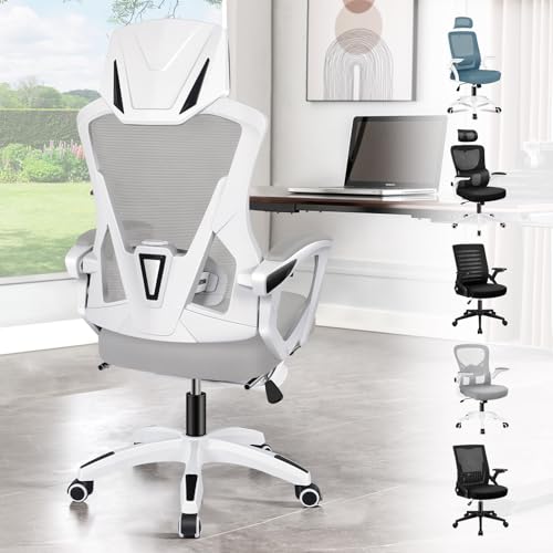 Ergonomischer Bürostuhl, verstellbare Lendenwirbelstütze, Schreibtischstühle für Zuhause, Büro, mittlere Rückenlehne, Drehstuhl, Computerstuhl mit hochklappbaren Armlehnen, Kippfunktion, Schwarz und Ergonomischer Bürostuhl, verstellbare Lendenwirbelstütze, Schreibtischstühle für Zuhause, Büro, mittlere Rückenlehne, Drehstuhl, Computerstuhl mit hochklappbaren Armlehnen, Kippfunktion, Schwarz und von Generisch