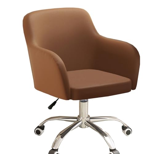 Ergonomischer Bürostuhl, verstellbarer Gaming-Stuhl mit mittlerer Rückenlehne, bequemer Leder-Schreibtischsitz, Drehstuhl Chefsessel für Computerarbeit, Braun - Einheitsgröße Ergonomischer Bürostuhl, verstellbarer Gaming-Stuhl mit mittlerer Rückenlehne, bequemer Leder-Schreibtischsitz, Drehstuhl Chefsessel für Computerarbeit, Braun - Einheitsgröße von Generisch