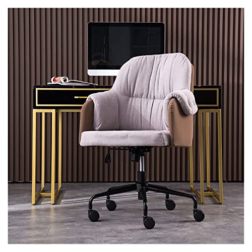 Ergonomischer Bürostuhl – Drehstuhl mit mittlerer Rückenlehne für Zuhause, Schlafzimmer, Arbeitszimmer – verstellbar und schlichtes Design von Generisch