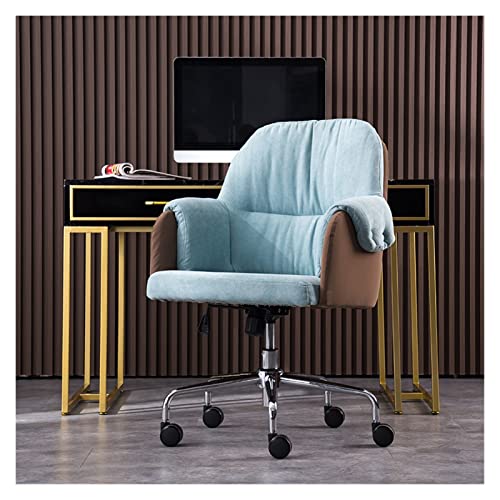Ergonomischer Bürostuhl – Drehstuhl mit mittlerer Rückenlehne für Zuhause, Schlafzimmer, Arbeitszimmer – verstellbar und schlichtes Design von Generisch