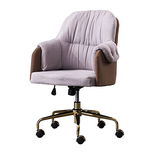 Ergonomischer Bürostuhl – Drehstuhl mit mittlerer Rückenlehne für Zuhause, Schlafzimmer, Arbeitszimmer – verstellbar und schlichtes Design von Generisch