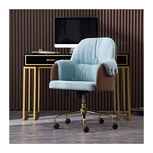 Ergonomischer Bürostuhl – Drehstuhl mit mittlerer Rückenlehne für Zuhause, Schlafzimmer, Arbeitszimmer – verstellbar und schlichtes Design von Generisch