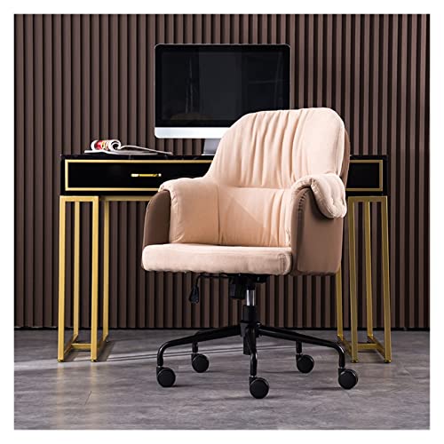 Ergonomischer Bürostuhl – Drehstuhl mit mittlerer Rückenlehne für Zuhause, Schlafzimmer, Arbeitszimmer – verstellbar und schlichtes Design von Generisch
