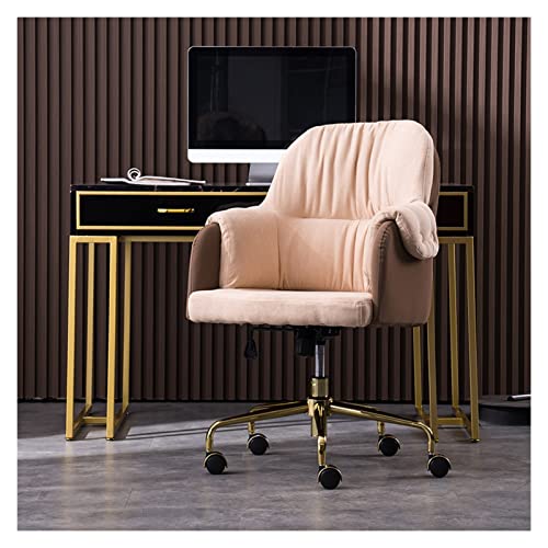 Ergonomischer Bürostuhl – Drehstuhl mit mittlerer Rückenlehne für Zuhause, Schlafzimmer, Arbeitszimmer – verstellbar und schlichtes Design von Generisch