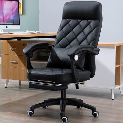 Ergonomischer Bürostuhl Gaming Computer Schreibtisch Stuhl mit Fußstütze und Massagefunktion Schwarz Ergonomischer Bürostuhl Gaming Computer Schreibtisch Stuhl mit Fußstütze und Massagefunktion Schwarz von Generisch