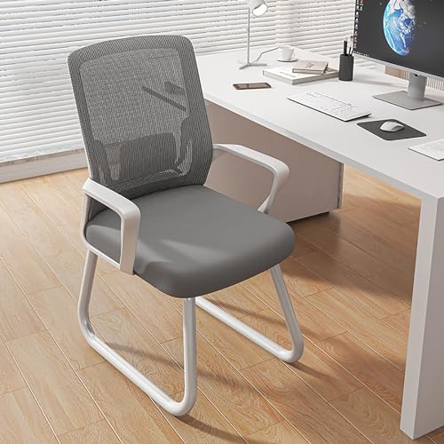 Ergonomischer Bürostuhl aus Netzstoff mit S-förmiger Rückenlehne, elastischer Lendenwirbelstütze und Ellenbogenstütze, ideal für Arbeitsbereiche zu Hause und im Büro von Generisch