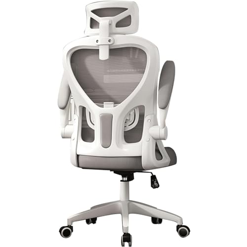 Ergonomischer Bürostuhl aus atmungsaktivem Netzstoff mit Lordosenstütze und Verstellbarer Kopfstütze, Drehstuhl für Gaming und Büro Ergonomischer Bürostuhl aus atmungsaktivem Netzstoff mit Lordosenstütze und Verstellbarer Kopfstütze, Drehstuhl für Gaming und Büro von Generisch