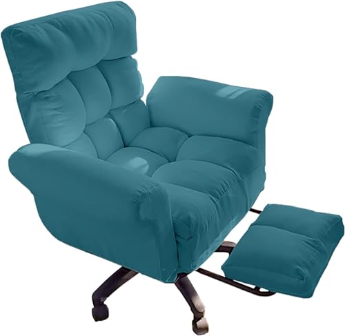 Ergonomischer Bürostuhl mit Fußstütze, höhenverstellbar, Drehstuhl für den Schreibtisch zu Hause von Generisch