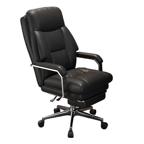Ergonomischer Bürostuhl mit Lendenwirbelstütze, verstellbarer Drehstuhl mit Rollen, bequemer Rollstuhl, Schreibtischstuhl für Home Office und Arbeit von Generisch