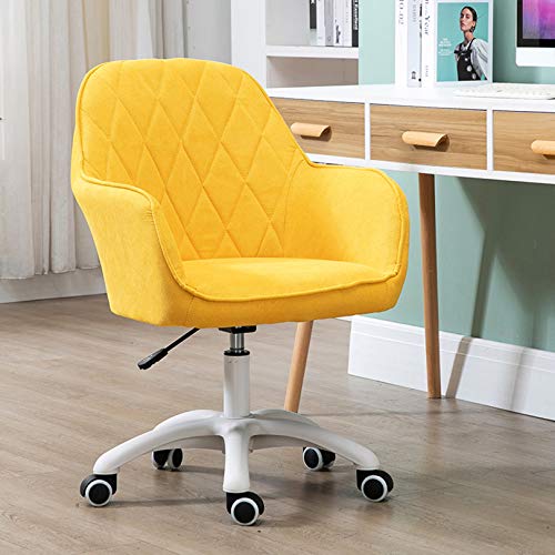 Ergonomischer Bürostuhl mit mittlerer Rückenlehne, Lendenwirbelstütze, höhenverstellbar und Rollen von Generisch