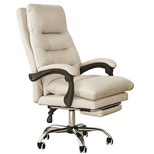 Ergonomischer Chefsessel – hohe Rückenlehne, PU-Leder, verstellbare Höhe, Liegefunktion, Dreh-Design, einziehbare Fußstütze für ultimativen Komfort und Unterstützung von Generisch