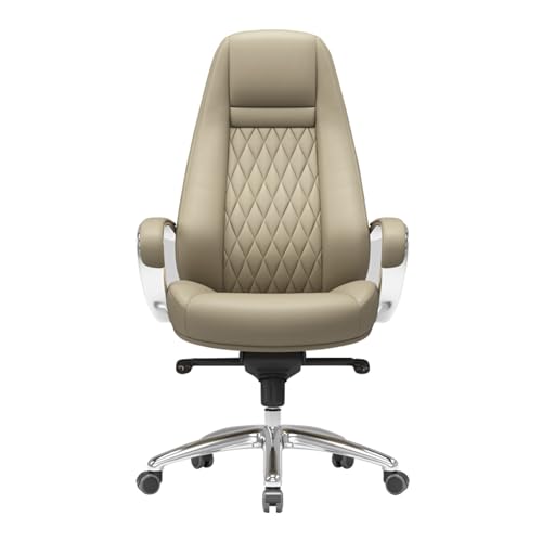 Ergonomischer Chefsessel mit Lendenwirbelstütze, Dreh- und Kippfunktion, bequemer Schreibtisch-Computerstuhl für Zuhause und Büro von Generisch