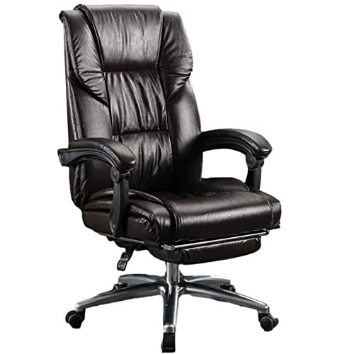 Ergonomischer Chefsessel mit Lendenwirbelstütze – Bürodrehstuhl für Esszimmer, Computer, Gaming, Lerntisch, Meeting, Wohnzimmer, Braun Ergonomischer Chefsessel mit Lendenwirbelstütze – Bürodrehstuhl für Esszimmer, Computer, Gaming, Lerntisch, Meeting, Wohnzimmer, Braun von Generisch
