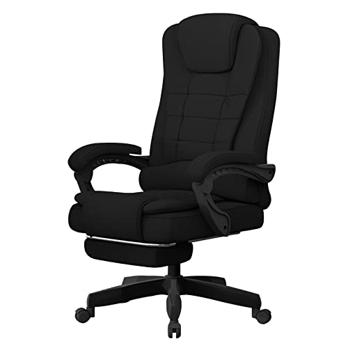 Ergonomischer Chefsessel mit hoher Rückenlehne und verstellbarem Drehgelenk für bequemen Gebrauch zu Hause, Büro, Schreibtisch von Generisch