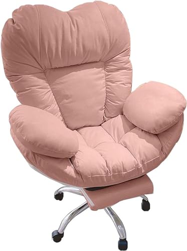 Ergonomischer Drehstuhl, Bürostuhl, 360° Polsterstuhl mit verstellbarer Höhe und Fußstütze für Wohnzimmer, Schlafzimmer, Arbeitszimmer von Generisch