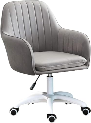 Ergonomischer Drehstuhl für Home Office – verstellbare Höhe 42–52 cm, gepolsterter Arbeitszimmerstuhl in Seeblau, komfortables und stilvolles Design von Generisch